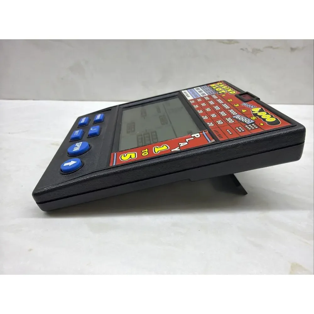 Vintage Radica Casino Slot 6,000 (Model 1470) Electronic Handheld Game TESTED